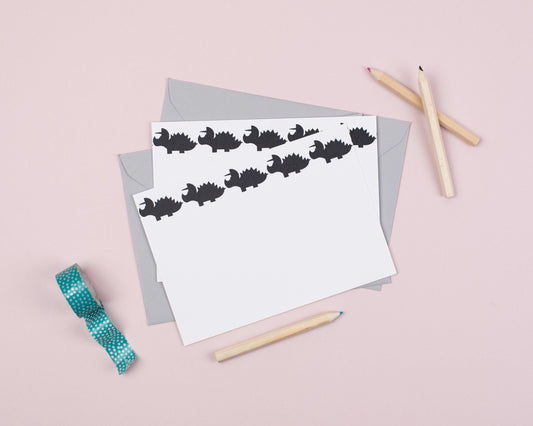 dinosaur notecard set for kids