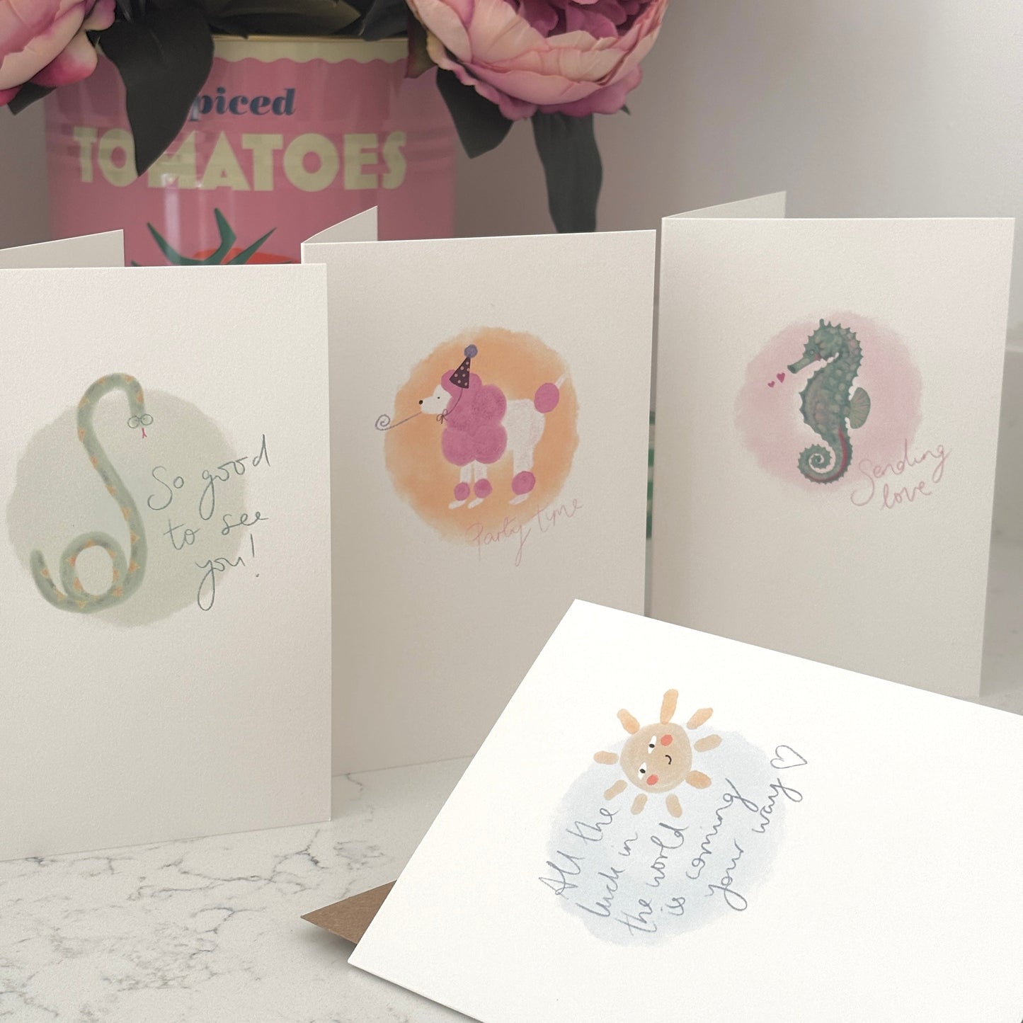 Snake 'So good to see you' Greetings Card