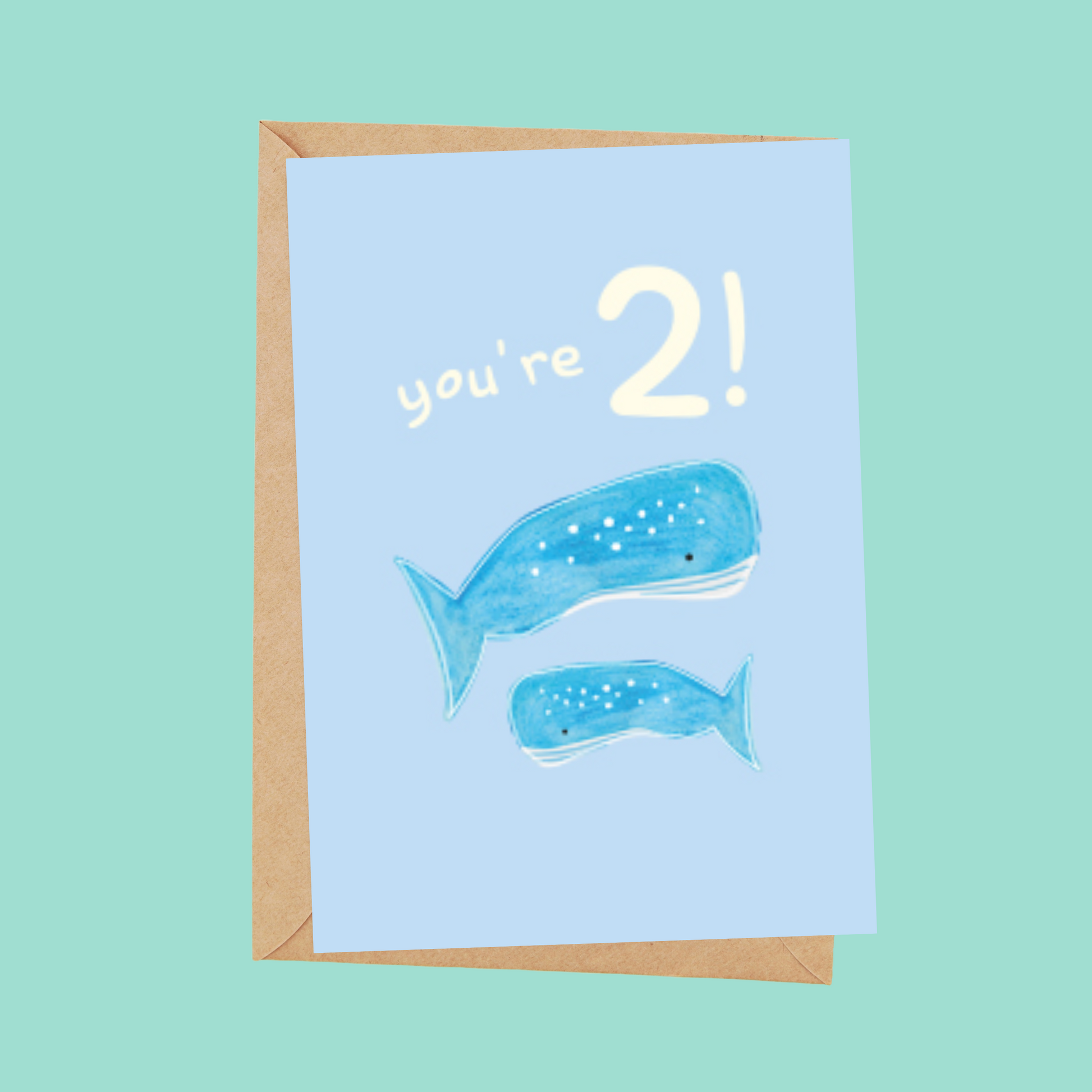 age 2 blue whale card