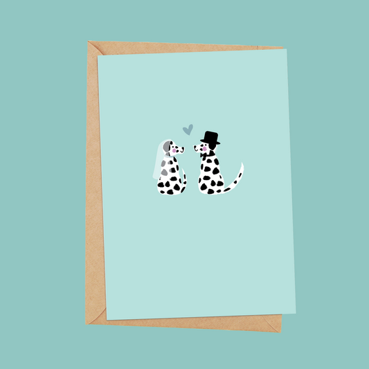 Dalmatian Wedding Card