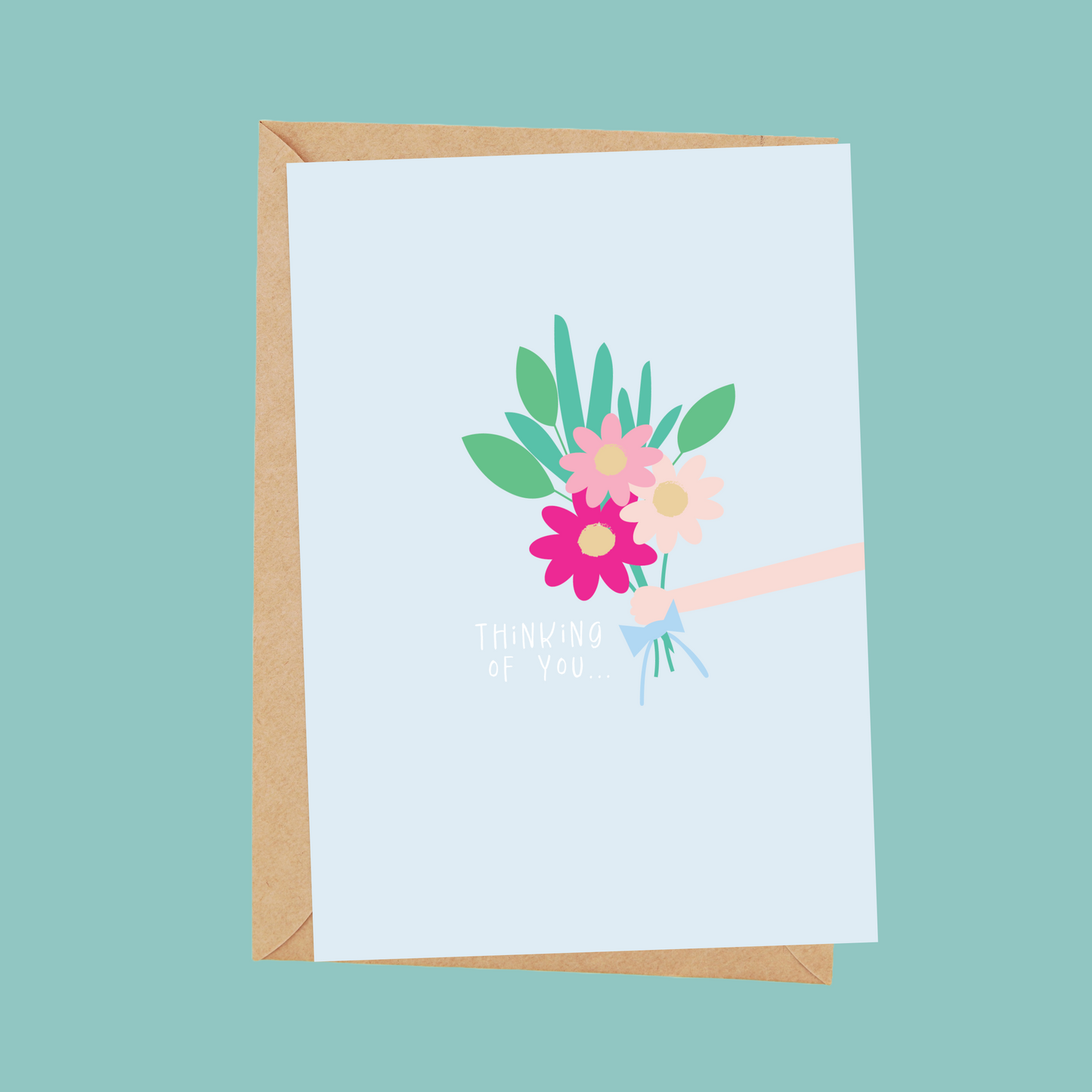 Thinking of You Flowers card