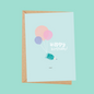 jellyfish balloons birthday card