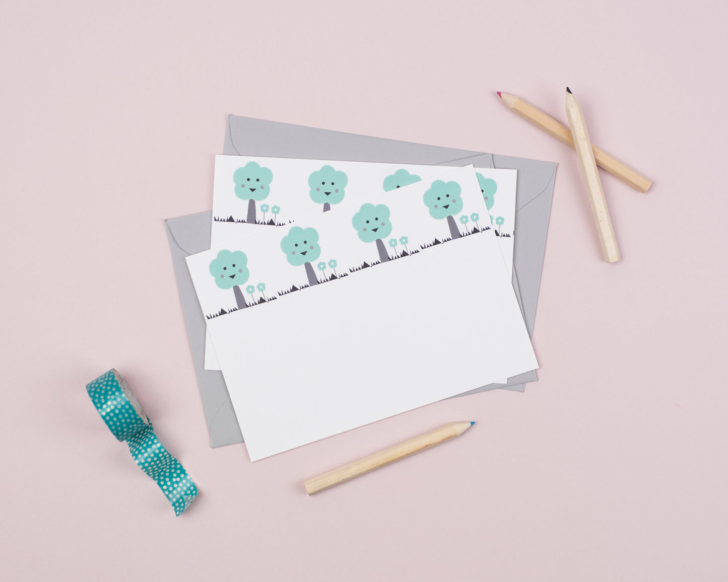 'The Originals!' personalised mixed designs notecard set for kids with your child's name - set of 10!