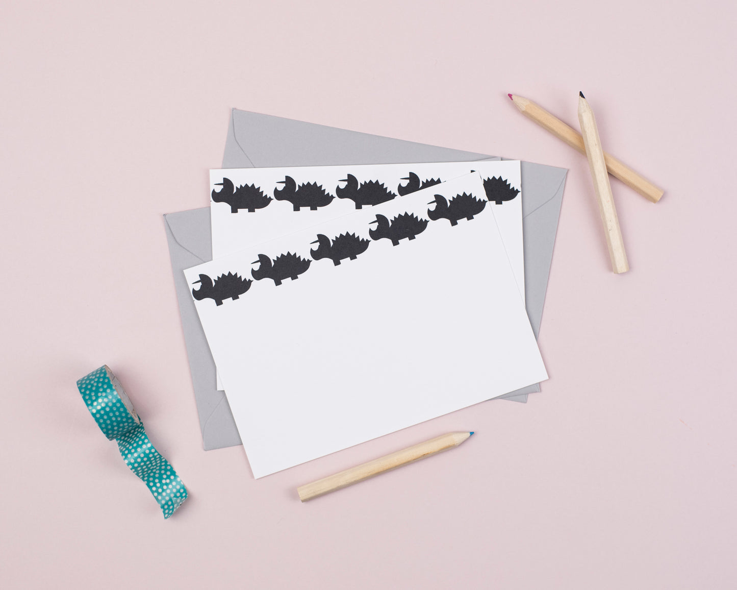 'The Originals!' personalised mixed designs notecard set for kids with your child's name - set of 10!